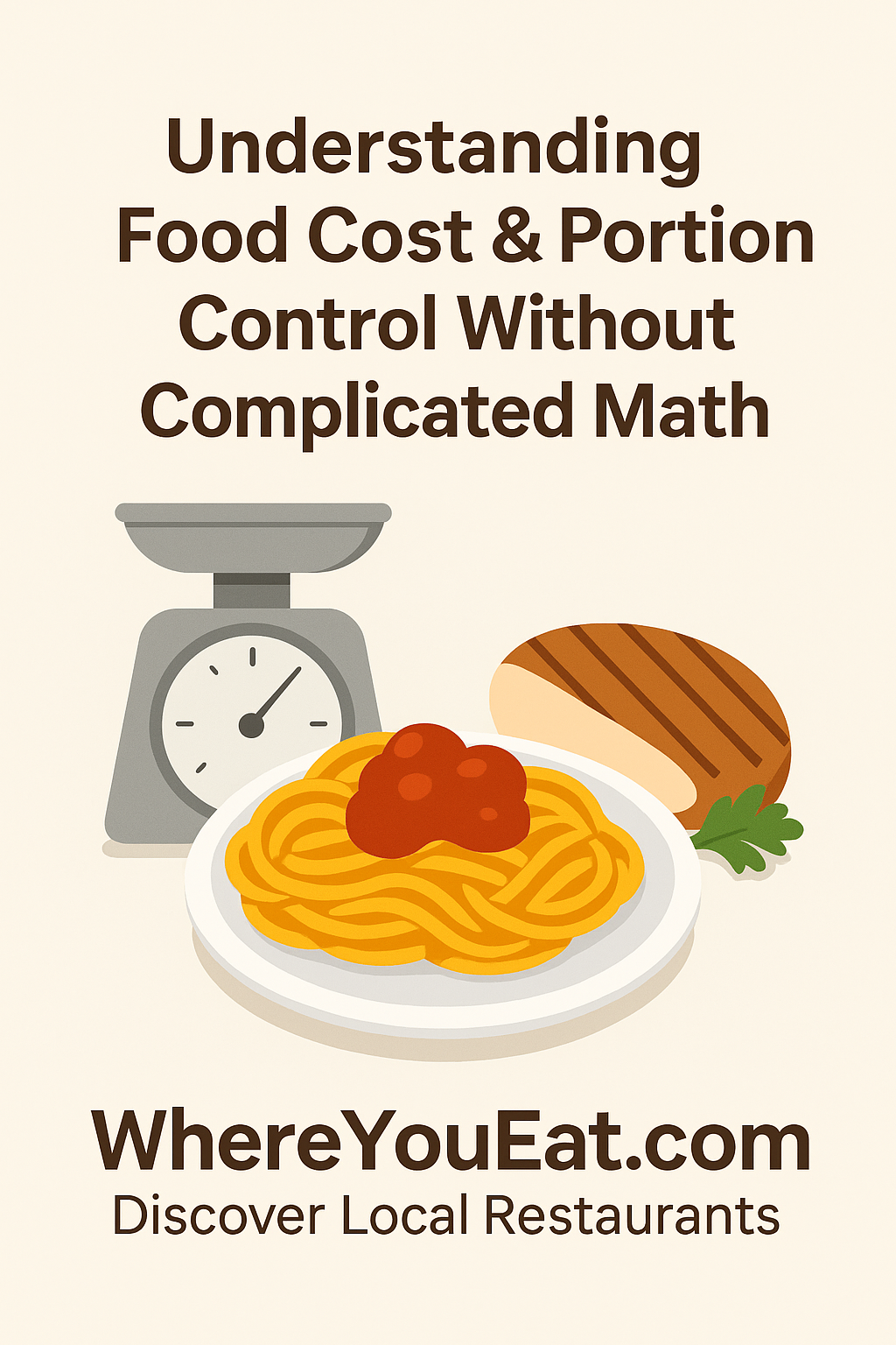 Understanding Food Cost & Portion Control Without Complicated Math