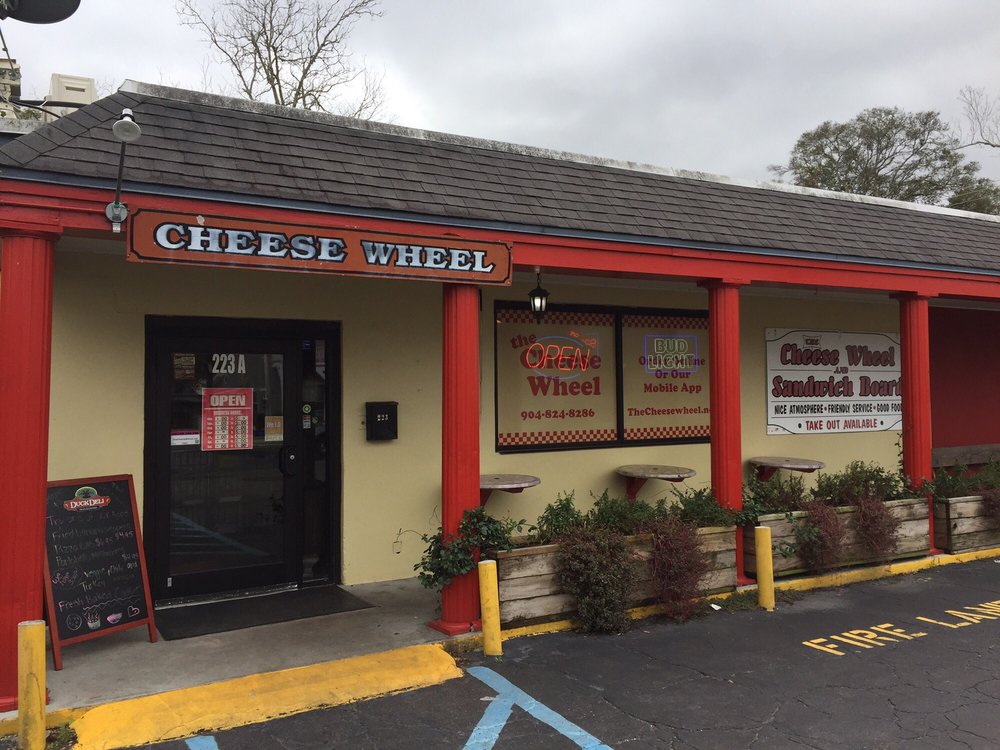 The Cheese Wheel & Sandwich Board