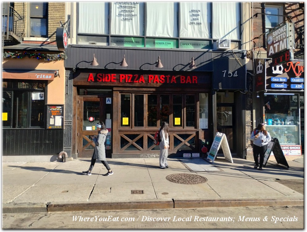 A Side Pizza & Pasta Bar