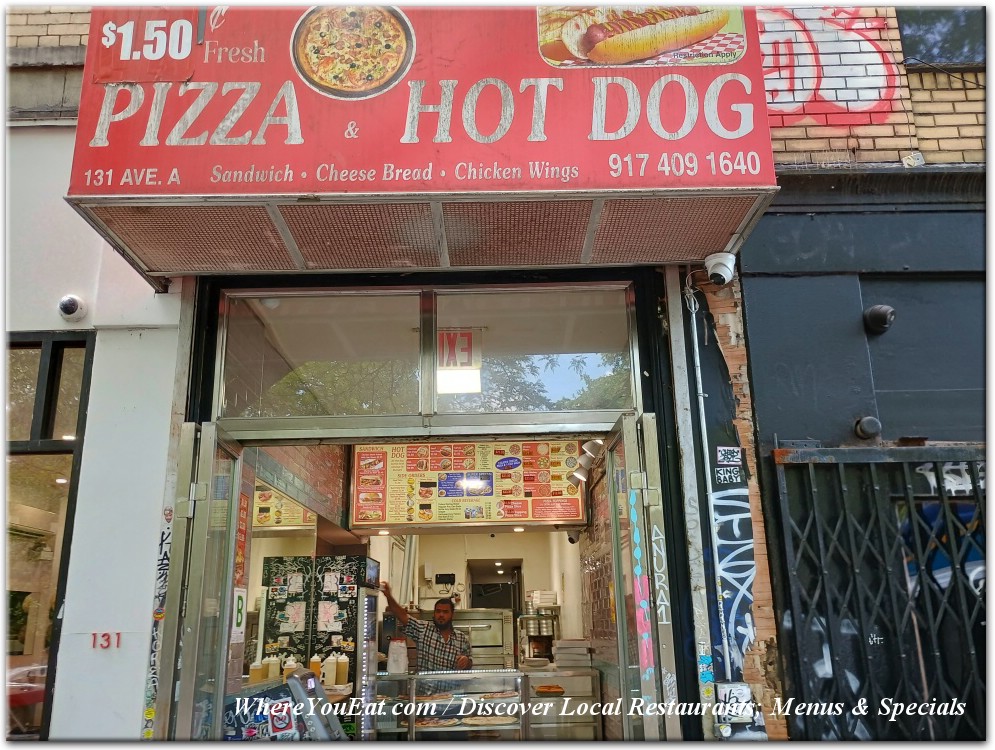 Pizza and Hot Dog