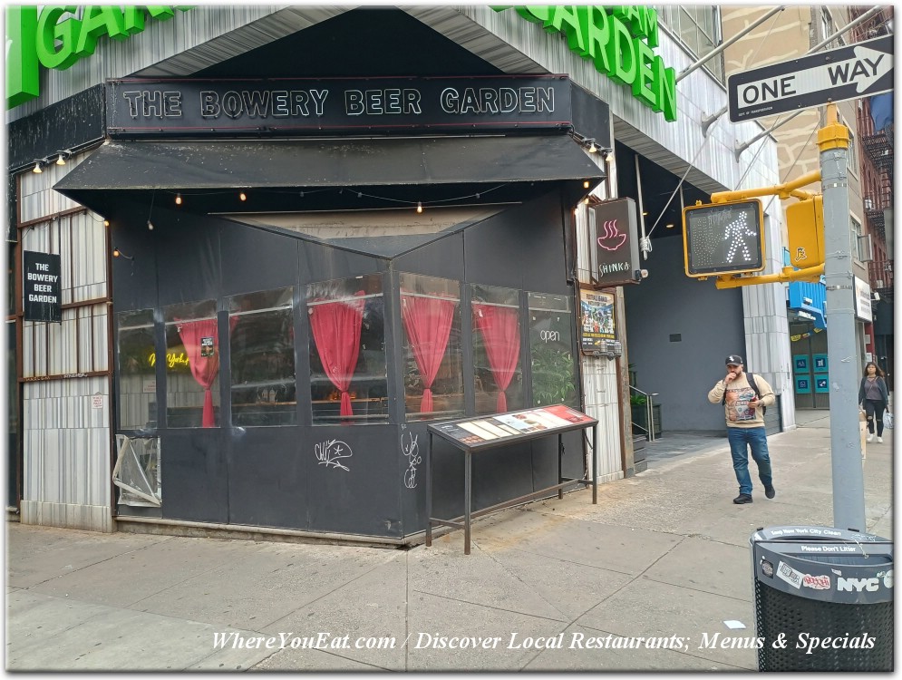 Bowery Beer Garden