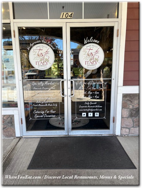 Jimmy Peccis Taste Of Italy