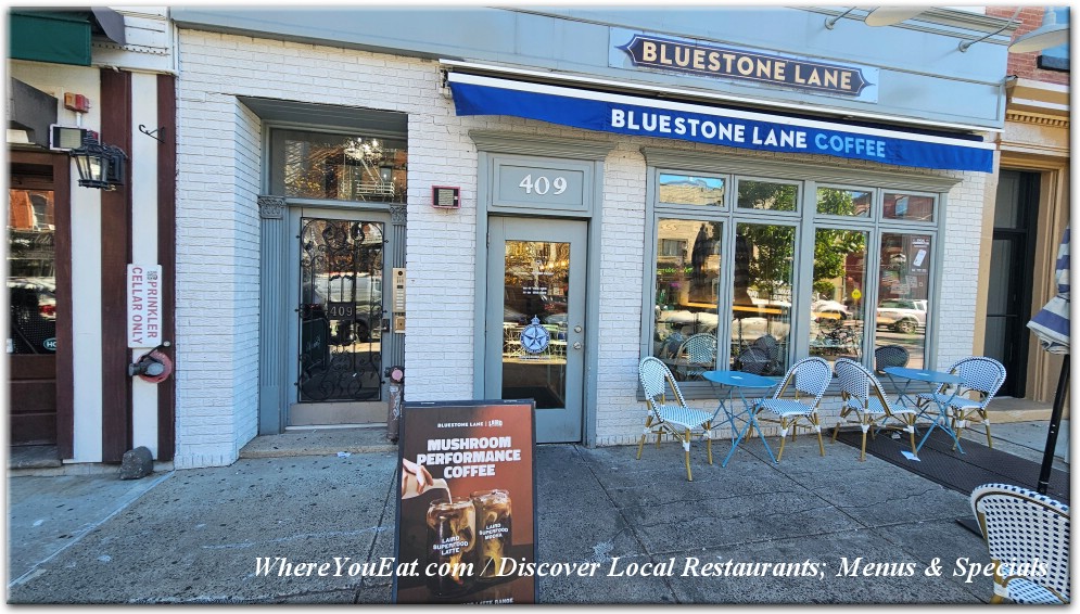 Bluestone Lane Hoboken Cafe