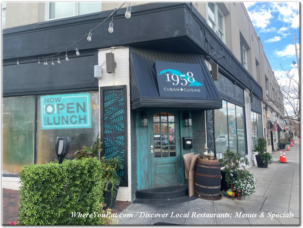 1958 Cuban Cuisine
